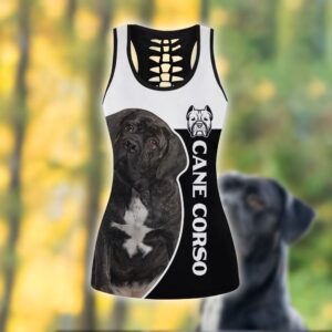 Cane Corse Sport Hollow Tanktop Legging Set Outfit Casual Workout Sets Dog Lovers Gifts For Him Or Her 2 eqf6wk