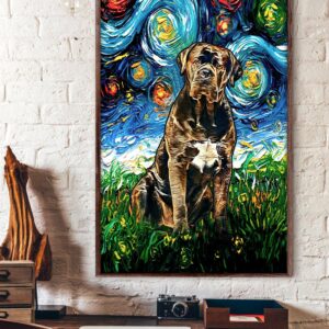 Cane Corso Poster Matte Canvas Dog Canvas Art Poster To Print Gift For Dog Lovers 1