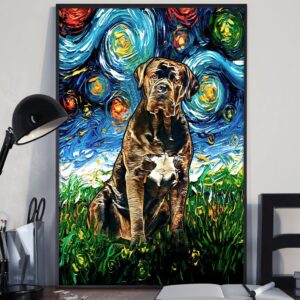 Cane Corso Poster Matte Canvas Dog Canvas Art Poster To Print Gift For Dog Lovers 2