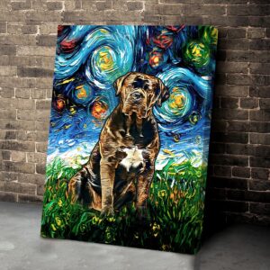 Cane Corso Poster Matte Canvas Dog Canvas Art Poster To Print Gift For Dog Lovers 4