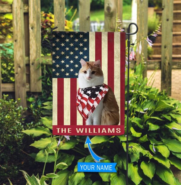 Cat Custom Personalized Flag – Custom Cat Garden Flags – Cat Flag For House