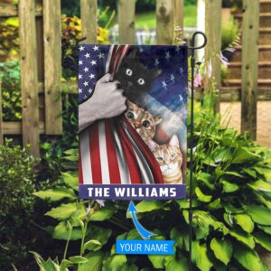 Cat Personalized House Flag Custom Cat Garden Flags Cat Flag For House 3