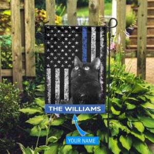 Cat Police Personalized Flag Custom Cat Garden Flags Cat Flag For House 2