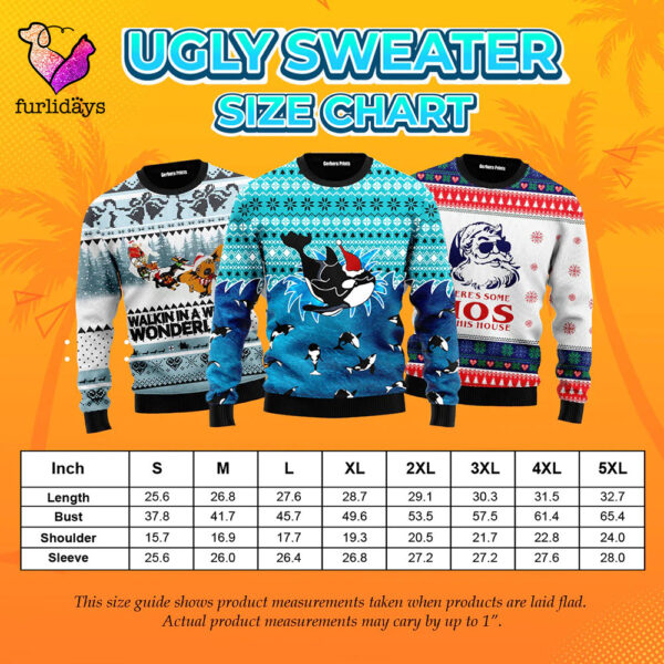 Cat Sugar Skull Ugly Christmas Sweater – Lover Xmas Sweater Gift  – Dog Memorial Gift
