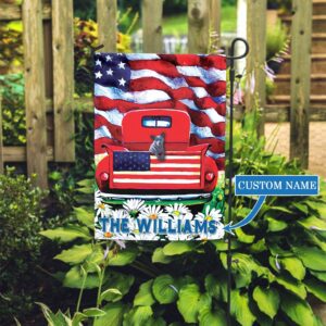 Cattle Dog Personalized Garden Flag –…