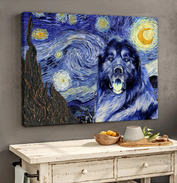 Caucasian Shepherd Poster & Matte Canvas – Dog Wall Art Prints – Painting On Canvas
