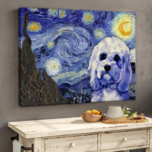 Cavachon Poster Matte Canvas Dog Wall Art Prints Painting On Canvas 2