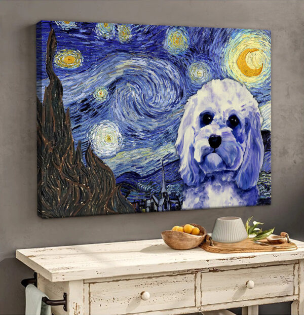 Cavachon Poster & Matte Canvas – Dog Wall Art Prints – Painting On Canvas