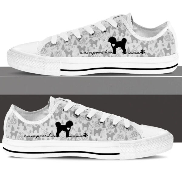 Cavapoochon Low Top Shoes – Sneaker For Dog Walking – Dog Lovers Gifts for Him or Her