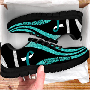 Cervical Cancer Awareness Shoes Shoes Holowave Sneaker Walking Shoes Best Gift For Men And Women Malalan 2