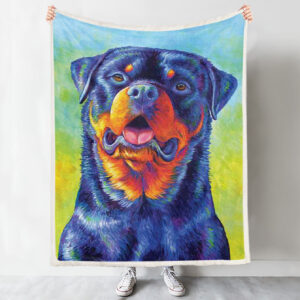 Dog Fleece Blanket – Gentle Guardian…