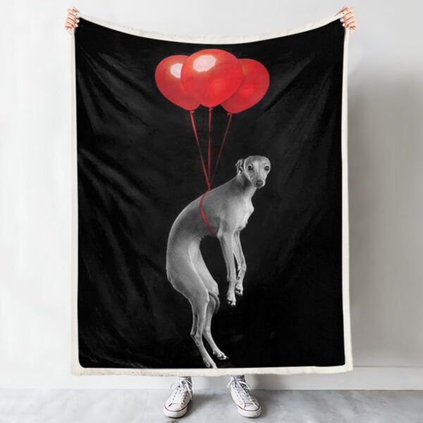 Dog Fleece Blanket – Party Dog – Blanket With Dogs Face – Dog Throw Blanket – Dog Painting Blanket – Furlidays