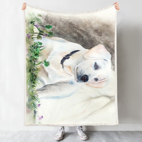 Dog Blankets – Labrador – Dog Blankets For Sofa – Dog In Blankets – Blanket With Dogs On It – Furlidays