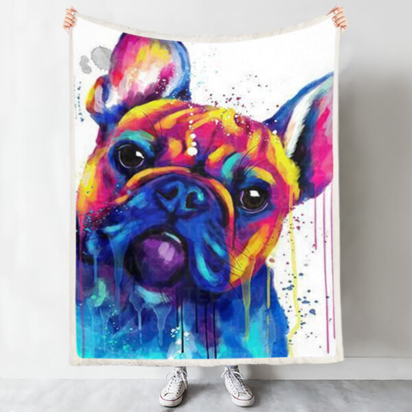 Blanket With Dogs On It – Bull Dogs – Dog Throw Blanket – Dog Face Blanket – Blanket With Dogs Face – Furlidays