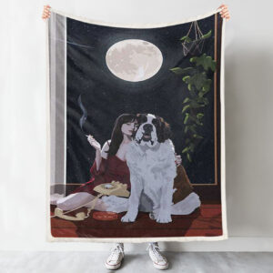 Dog Painting Blanket – Gentle Giant…