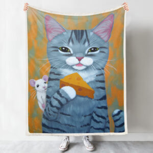 Cat Fleece Blanket – Cat Blanket…