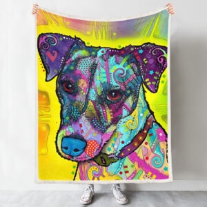 Blanket With Dogs Face – Jack…