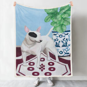 Dog Painting Blanket – English Bull…