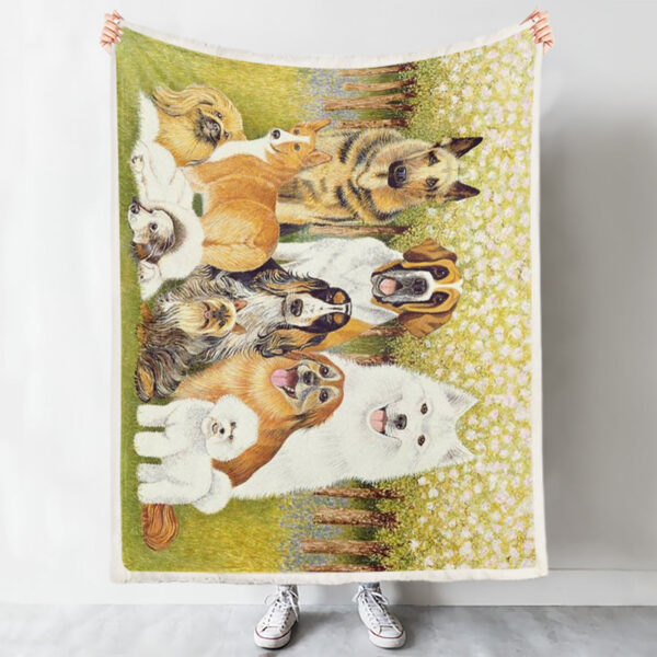 Blanket With Dogs On It – Dogs In May – Dog In Blanket – Dog Blanket For Couch – Dog Blankets – Furlidays