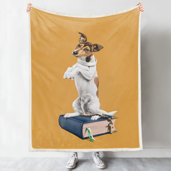 Blanket With Dogs On It – Dog Painting Blanket – Dog Face Blanket – Dog Fleece Blanket – Dog Blankets – Furlidays