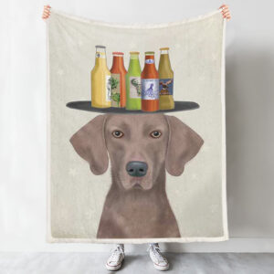 Dog Blankets – Weimerarner Beer Lover…