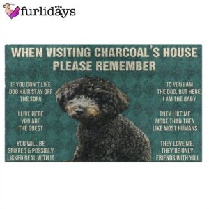 Charcoals House Rules Doormat s Rules Doormat Funny Doormat Dog Memorial Gift 2