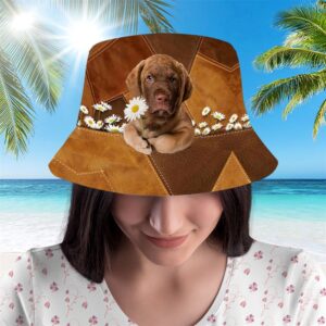 Chesapeake Bay Retriever Bucket Hat Hats To Walk With Your Beloved Dog A Gift For Dog Lovers 2 inexmy