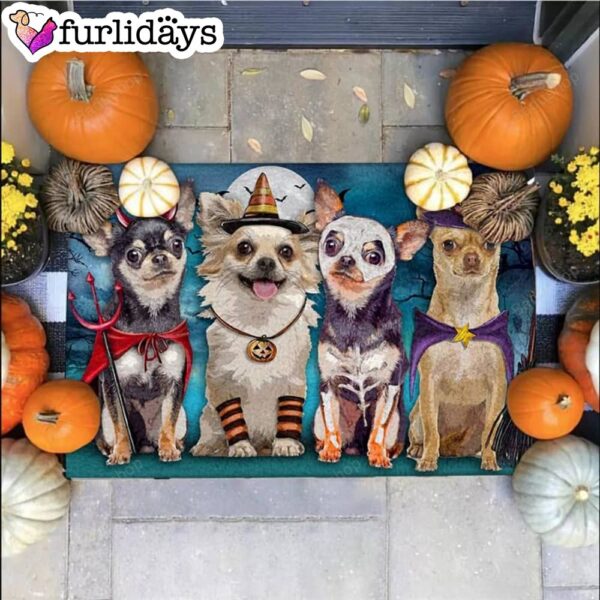 Chihuahua Costume Party Halloween Doormat – Pet Welcome Mats –  Unique Gifts Doormat