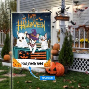 Chihuahua Halloween Personalized Flag Garden Dog Flag Personalized Dog Garden Flags 3