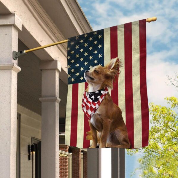 Chihuahua House Flag – Dog Flags Outdoor – Dog Lovers Gifts for Him or Her