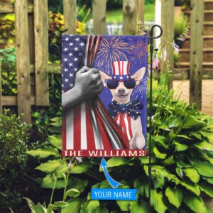 Chihuahua Independence Day Personalized Flag Garden Dog Flag Custom Dog Garden Flags 2