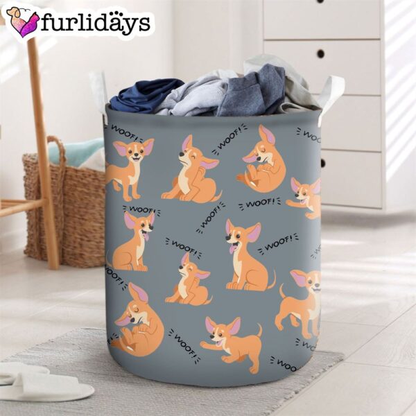 Chihuahua Laundry Basket – Dog Laundry Basket – Christmas Gift For Her – Home Decor