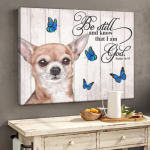 Chihuahua Matte Canvas – Dog Wall…