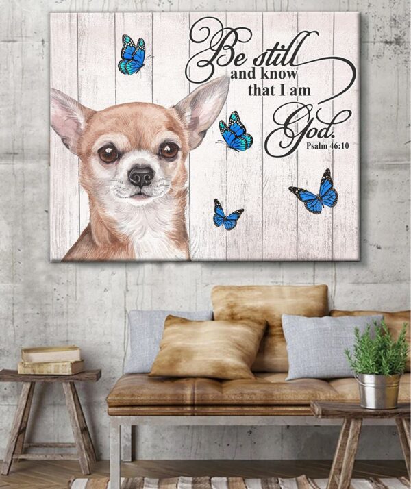 Chihuahua Matte Canvas – Dog Wall Art Prints – Canvas Wall Art Decor