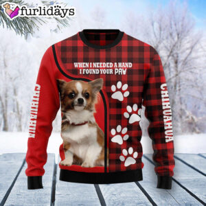 Chihuahua Paw Dog Lover Ugly Christmas Sweater Xmas Gifts For Him or Her 1