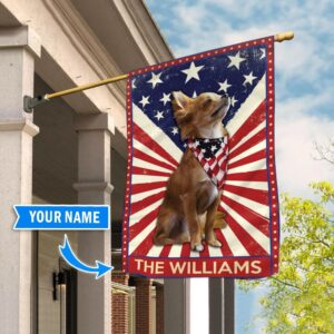 Chihuahua Personalized Garden Flag House Flag Custom Dog Garden Flags Dog Flags Outdoor 2