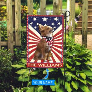 Chihuahua Personalized Garden Flag House Flag Custom Dog Garden Flags Dog Flags Outdoor 3