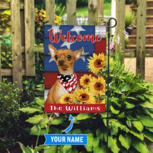 Chihuahua Personalized Garden Flag Custom Dog Garden Flags Dog Flags Outdoor 3