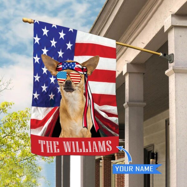 Chihuahua Personalized House Flag – Garden Dog Flag – Custom Dog Garden Flags – Dog Gifts For Owners