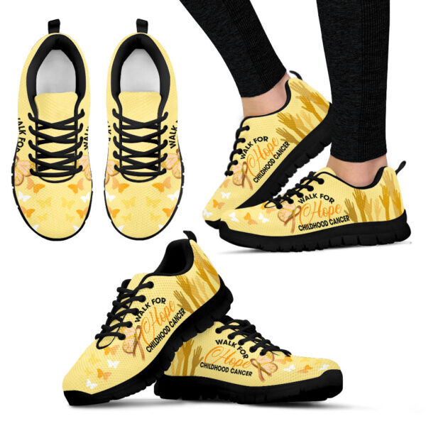 Childhood Cancer Shoes Walk For Hope Sneaker Walking Shoes – Best Gift For Men And Women
