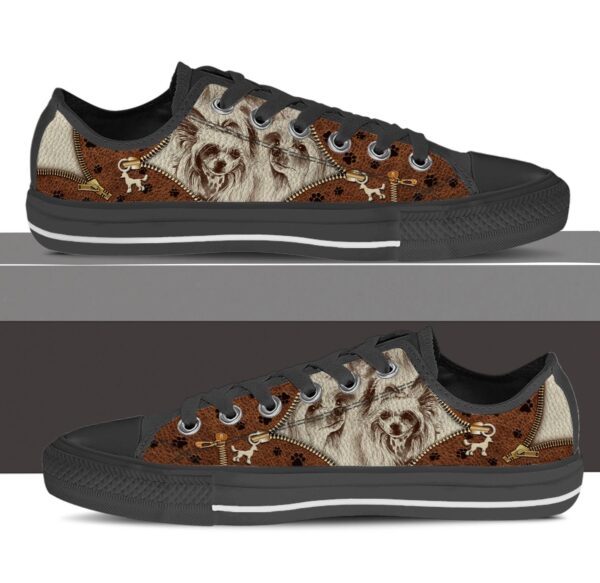 Chinese Crested Dog Low Top Shoes – Low Top Sneaker – Dog Walking Shoes Men Women