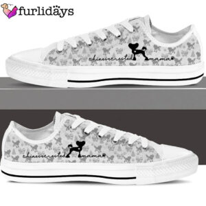 Chinese Crested Dog Low Top Shoes Sneaker For Dog Walking Dog Lovers Gifts for Him or Her 3