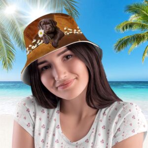 Chocolate Labrador Bucket Hat Hats To Walk With Your Beloved Dog A Gift For Dog Lovers 1 snea1n