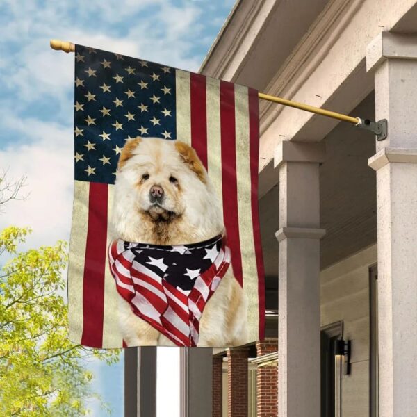 Chow Chow House Flag – Dog Flags Outdoor – Dog Lovers Gifts for Him or Her
