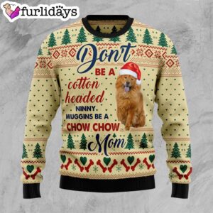 Chow Chow Mom Ugly Christmas Sweater…