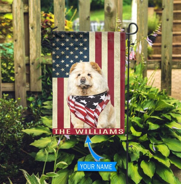 Chow Chow Personalized Garden Flag – Garden Dog Flag – Custom Dog Garden Flags