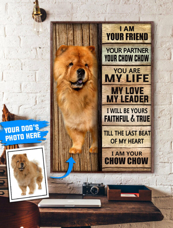 Chow Chow Personalized Poster & Canvas – Dog Canvas Wall Art – Dog Lovers Gifts For Him Or Her