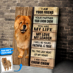 Chow Chow Personalized Poster Canvas Dog Canvas Wall Art Dog Lovers Gifts For Him Or Her 2