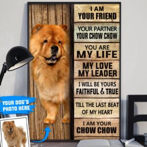 Chow Chow Personalized Poster Canvas Dog Canvas Wall Art Dog Lovers Gifts For Him Or Her 3