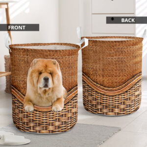 Chow Chow Rattan Texture Laundry Basket…